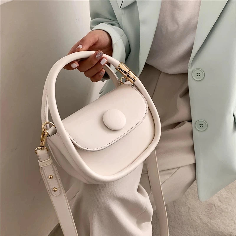 Female Candy Crossbody Bag Women Mini PU Leather Shoulder Bag