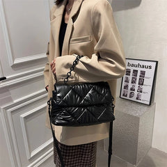 Bright Colour Large Shoulder Bag Chain Handbag Ins Bag
