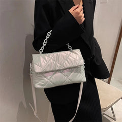 Bright Colour Large Shoulder Bag Chain Handbag Ins Bag