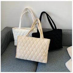 Floral Print Quilted Women's Shoulder Bag Handbag Small Square Crossbody Bag
