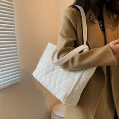Floral Print Quilted Women's Shoulder Bag Handbag Small Square Crossbody Bag