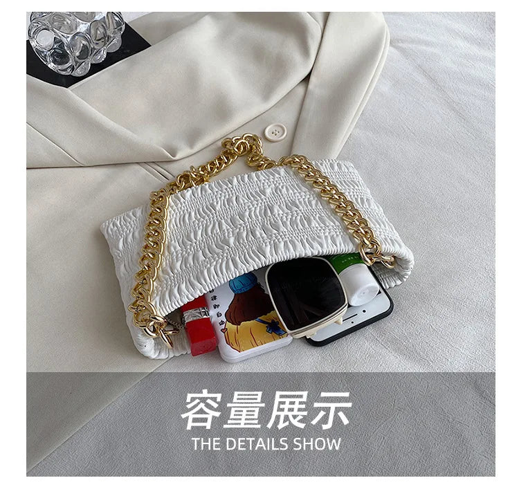 Women's Chain Crossbody Flap Handbag