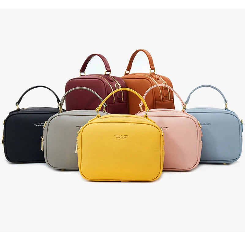 Soft Pu Leather Women Shoulder Messenger Crossbody Bags