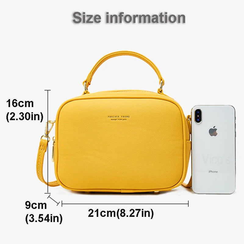 Soft Pu Leather Women Shoulder Messenger Crossbody Bags