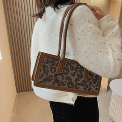Houndstooth Women's Shoulder Bag Small Square Crossbody Bag