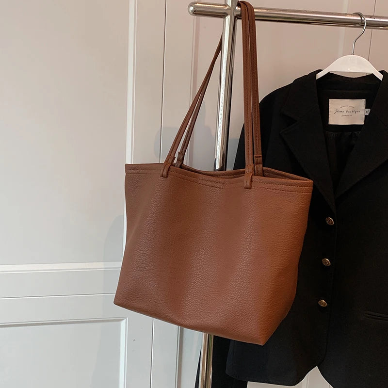 Retro Women's Large Totes Handbag - Shoulder Bag for Travel