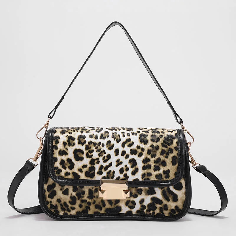 Leopard Printed Women's Shoulder Bag Handbag