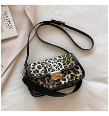 Leopard Printed Women's Shoulder Bag Handbag