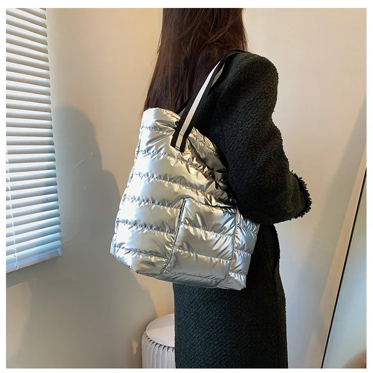 Nylon Women's Shoulder Bag Handbag Crossbody Bucket Bag