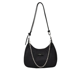 Oxford Women's Shoulder Bag Chain Half Moon Handbag