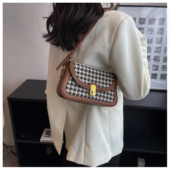 Lock Crossbody Bag Flap Handbag Women's Shoulder Bag