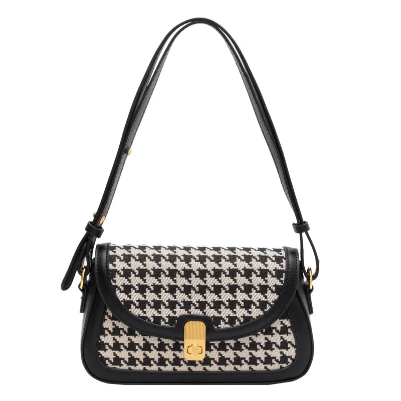 Lock Crossbody Bag Flap Handbag Women's Shoulder Bag