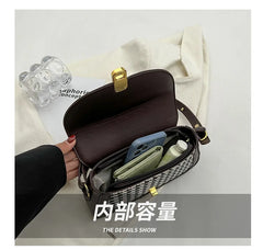 Lock Crossbody Bag Flap Handbag Women's Shoulder Bag
