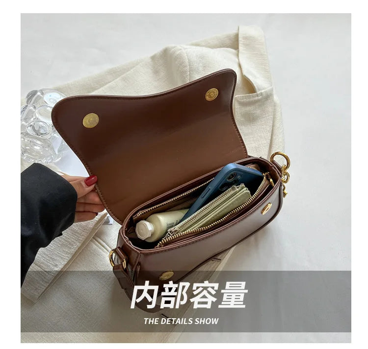 Women's Crossbody Shoulder Bag PU Leather Handbag