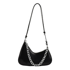 Shell Crossbody Bag Chain Handbag PU Leather Women's Shoulder Bag
