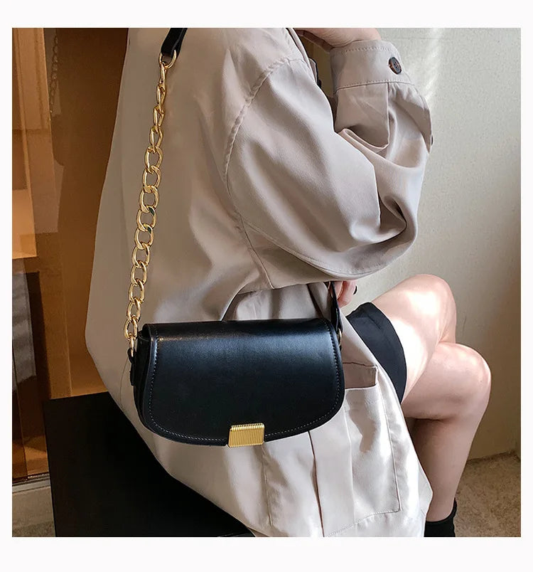 PU Leather Women's Crossbody Handbag Shoulder Purse