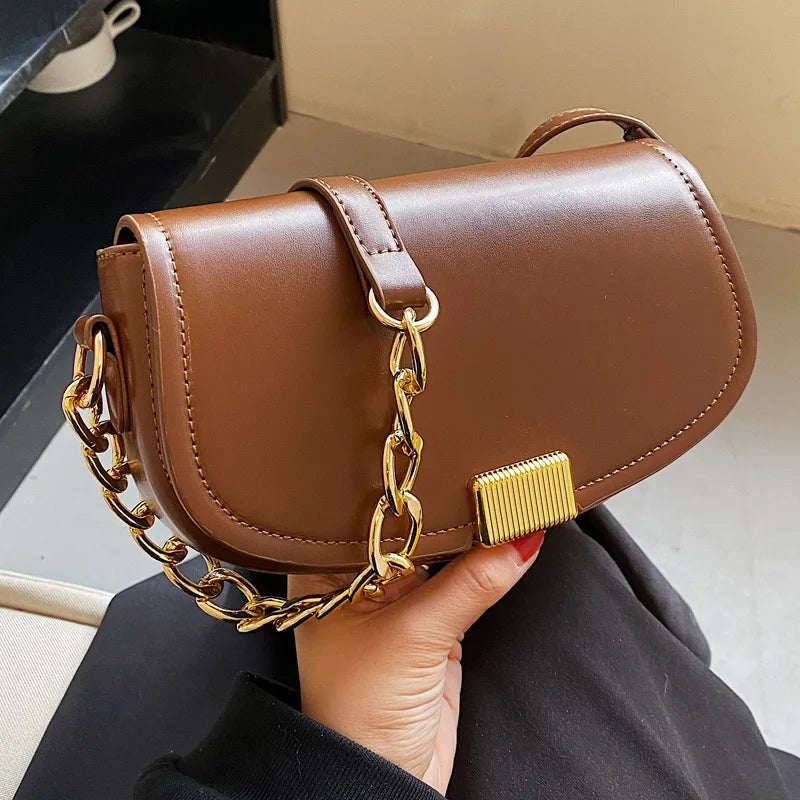 PU Leather Women's Crossbody Handbag Shoulder Purse