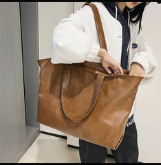 PU Leather Women's Shoulder Bag Handbag Large Capacity Tote Bag