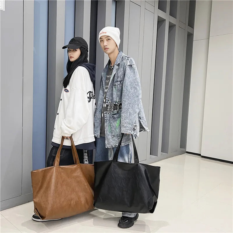 PU Leather Women's Shoulder Bag Handbag Large Capacity Tote Bag