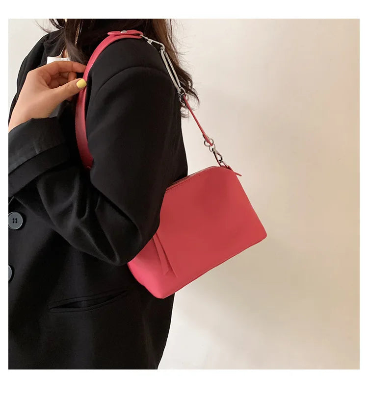 Small Square Crossbody Bag for Women PU Leather Shoulder Handbag