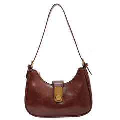 Retro Lock Crossbody Bag Women's Shoulder Bag