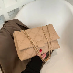Quilted Women's Shoulder Bag Chain Crossbody Handbag