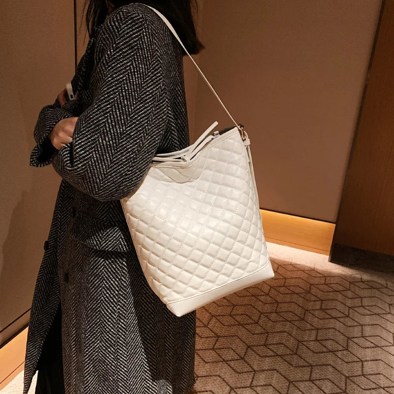 Plaid Quilted Women's Crossbody Handbag Shoulder Bag