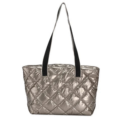 Plaid Quilted Women's Shoulder Bag Crossbody Large Handbag