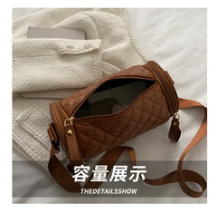 Plaid Quilted Women's Shoulder Bag Crossbody Bag Handbag