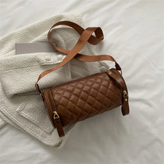 Plaid Quilted Women's Shoulder Bag Crossbody Bag Handbag