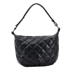 Plaid Quilted Women's Shoulder Bag SimpleHandbag Large Square Crossbody Bag