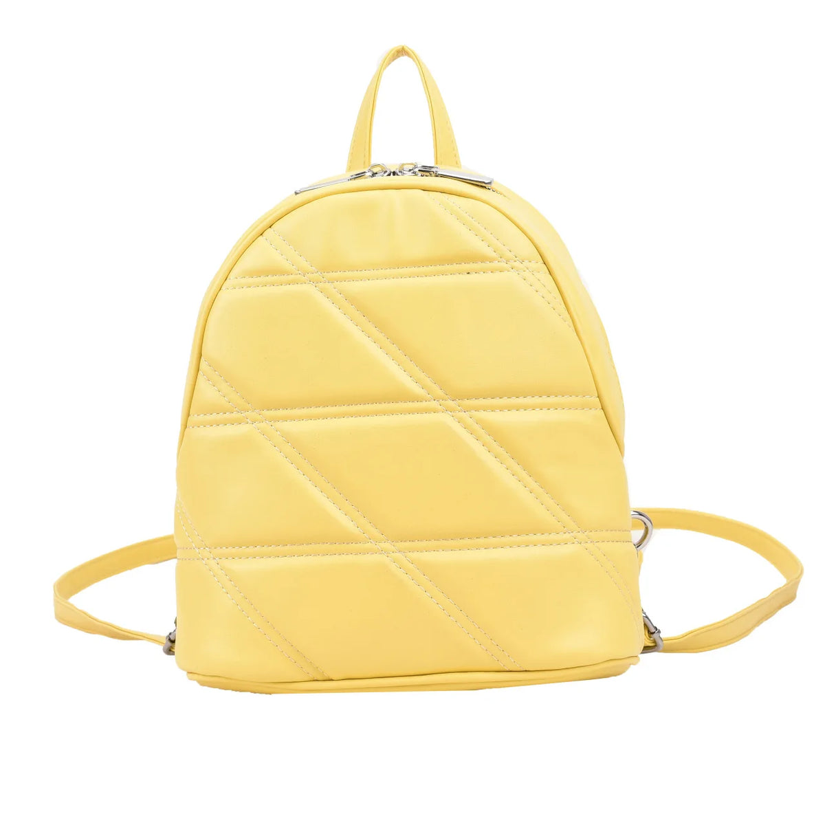 Plaid Quilted Women's Backpack School Bag Travel Bag