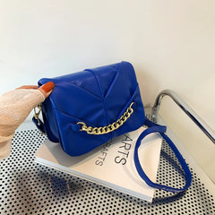 Pleated Crossbody Bag for Women Lady Handbag