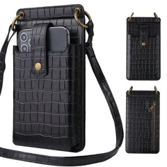 Stone Pattern PU Leather Shoulder Phone Bag for Women