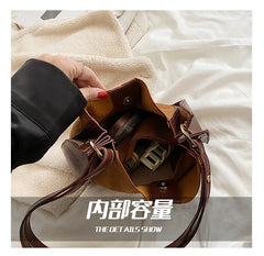 Suede Women's Shoulder Bag Crossbody Handbag