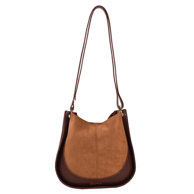 Suede Women's Shoulder Bag Crossbody Handbag