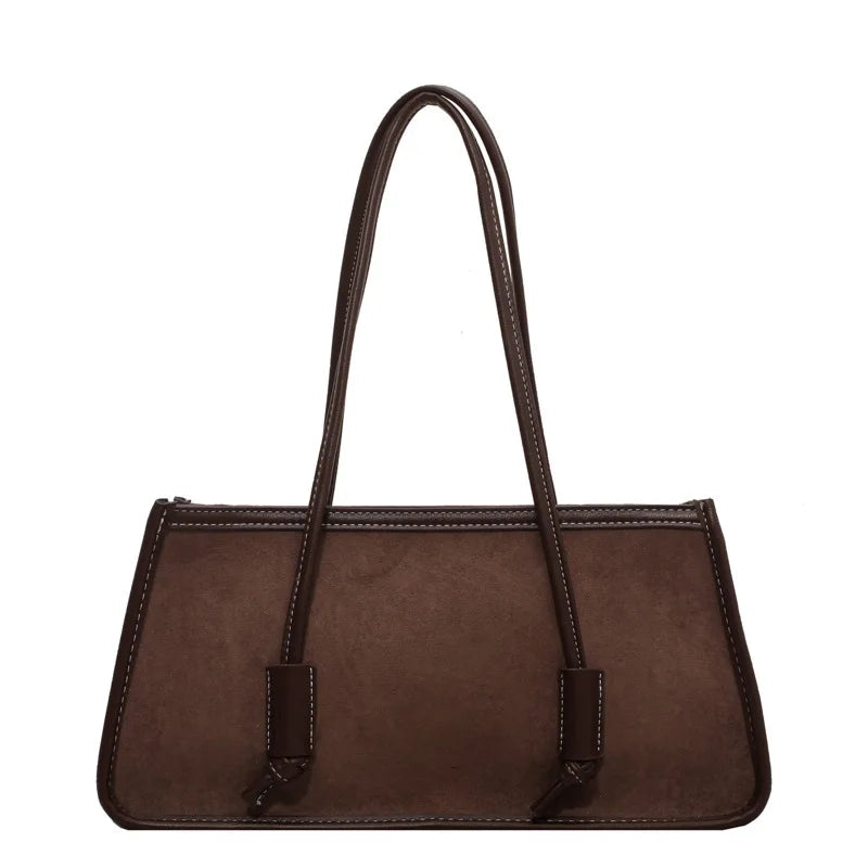 Suede Retro Handbag Small Square Crossbody Bag