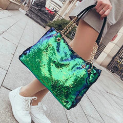 Sequin Bling Handbags - Large Multifunction Big Bag for Casual Shopping
