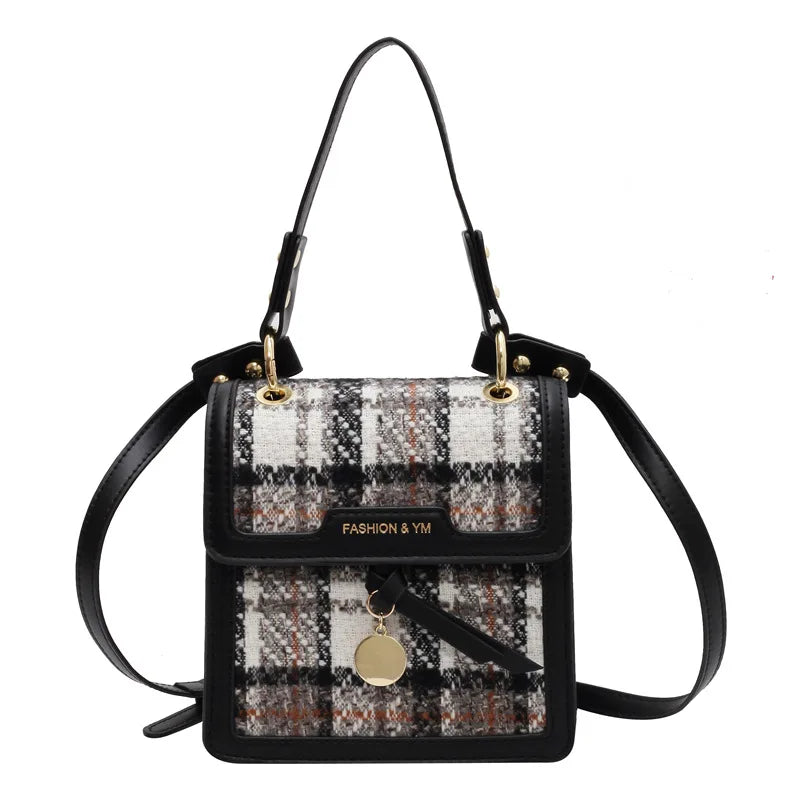 Wool Women's Shoulder Bag Crossbody Handbag