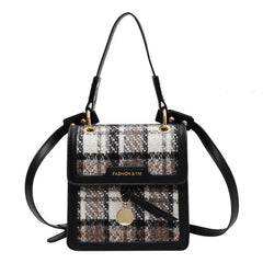 Wool Women's Shoulder Bag Crossbody Handbag