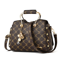 Vintage Leather Messenger Bag for Women, Handbag Ladies Hand Bags