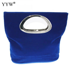 Purple Flannelette Women Handbags Bucket Bag Crossbody Casual Bag
