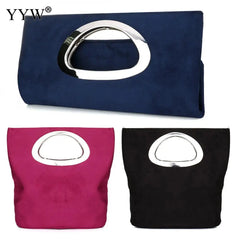 Purple Flannelette Women Handbags Bucket Bag Crossbody Casual Bag