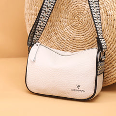 Casual Vintage Leather Sling Handbag for Women