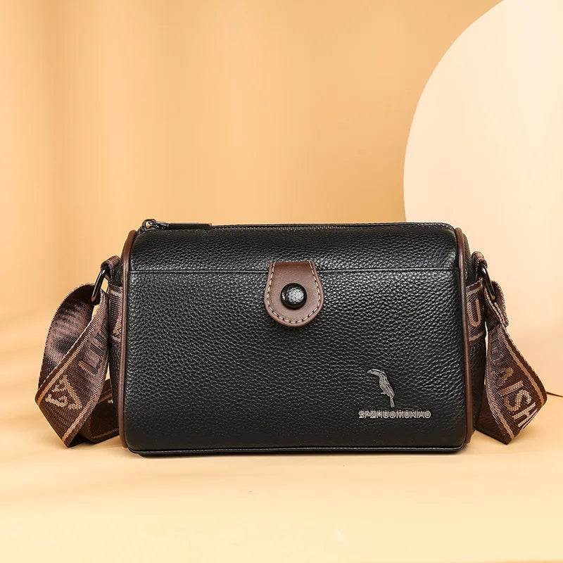Leather Sling Handbags Vintage Shoulder Messenger Bags for Women