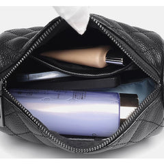 Vintage Quilted Leather Handbag for Women