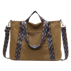 Canvas Tote Bag Large Capacity Shoulder Bag for Women