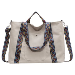 Canvas Tote Bag Large Capacity Shoulder Bag for Women