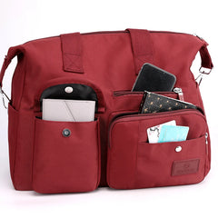 Waterproof Nylon Handbags Large Capacity Satchels