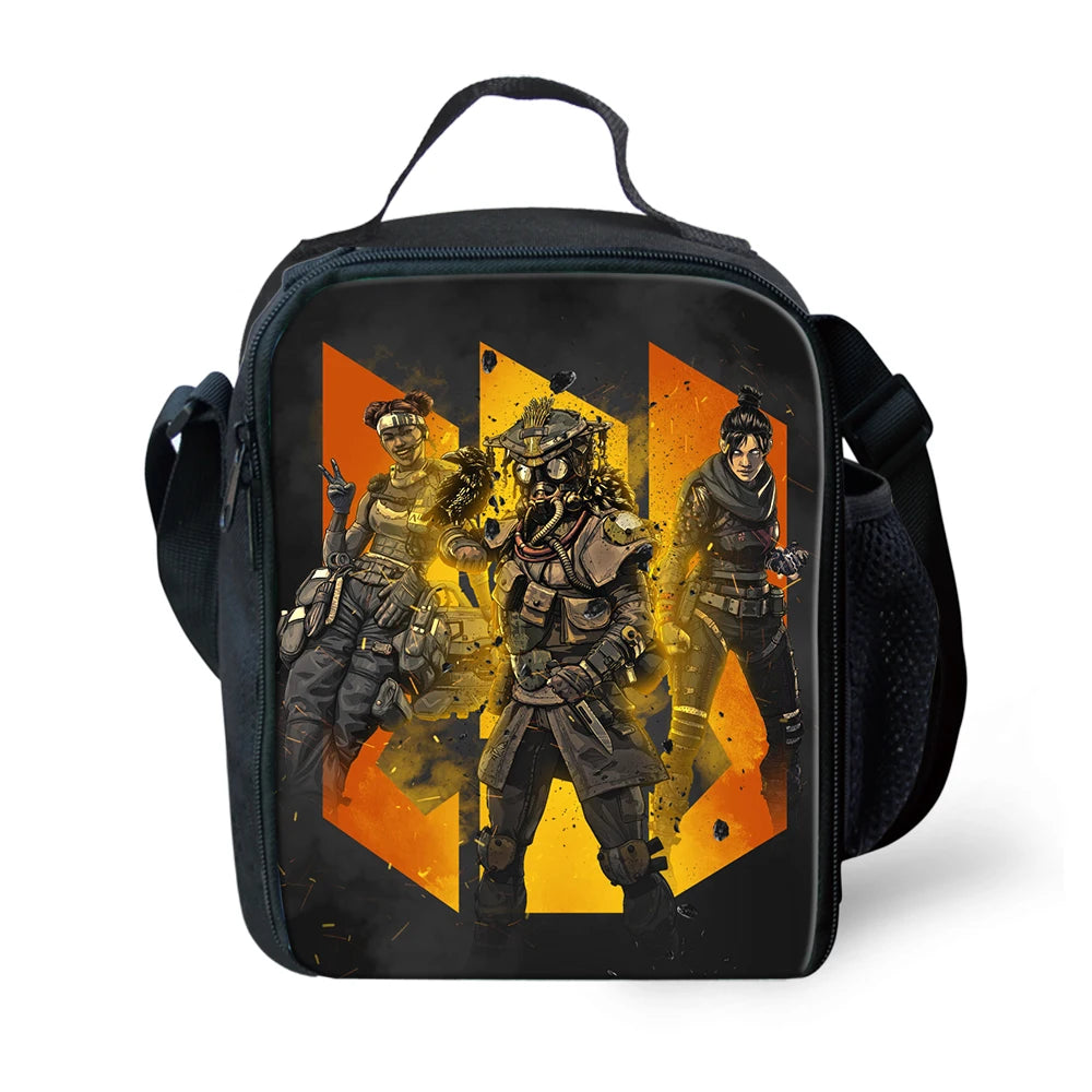 Kindergarten Bag Game Characters Print School Bags For Girls Boys